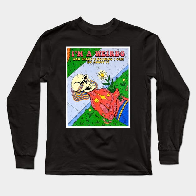 Weirdo Long Sleeve T-Shirt by BigOrangeShirtShop